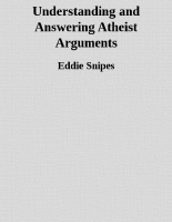 Understanding And Answering Atheist Arguments.epub